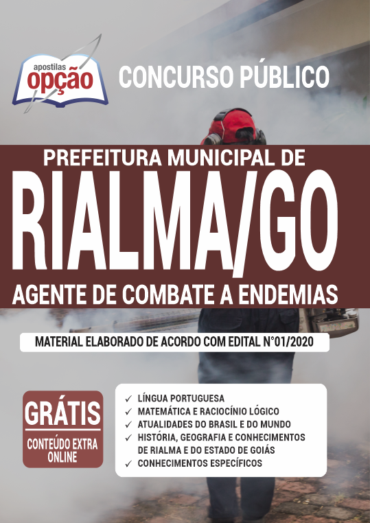 Apostila Prefeitura de Rialma - GO - Agente de Combate a Endemias