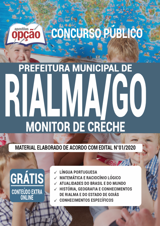 Apostila Prefeitura de Rialma - GO - Monitor de Creche