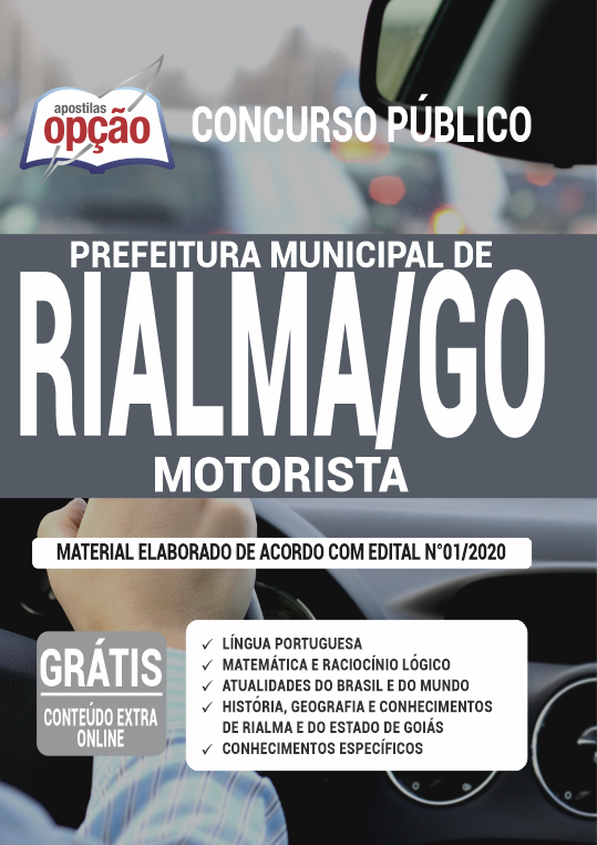 Apostila Prefeitura de Rialma - GO - Motorista