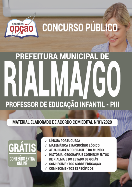 Apostila Prefeitura de Rialma - GO - Prof de Educação Infantil