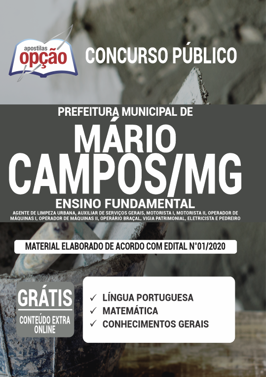 Apostila Prefeitura de Mário Campos - MG - Ensino Fundamental