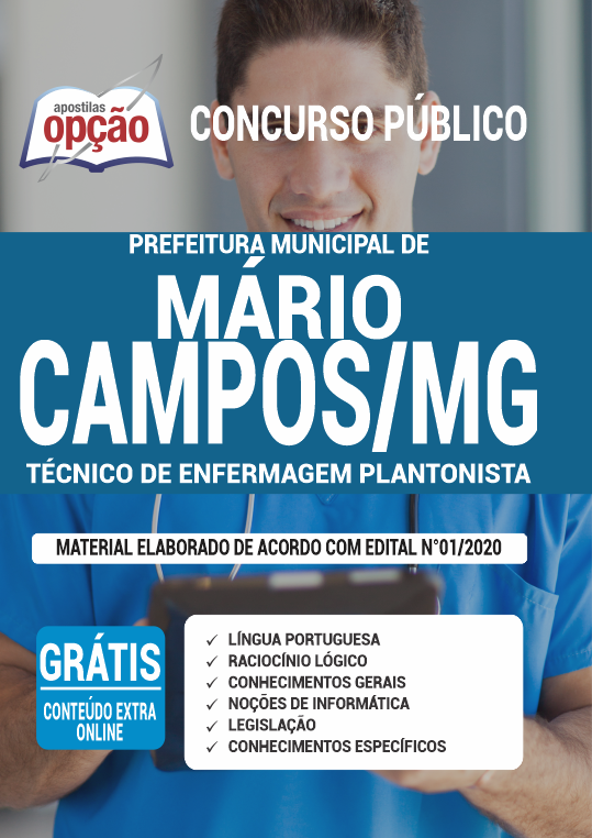 Apostila Prefeitura de Mário Campos - MG - Técnico de Enfermagem