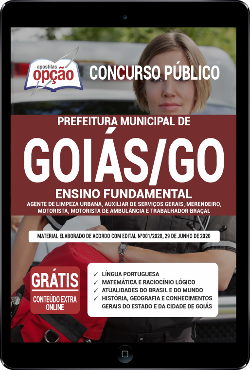 Apostila Prefeitura de Goiás - GO em PDF - Ensino Fundamental