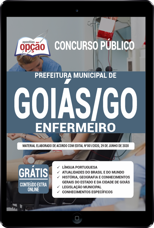 Apostila Prefeitura de Goiás - GO em PDF - Enfermeiro