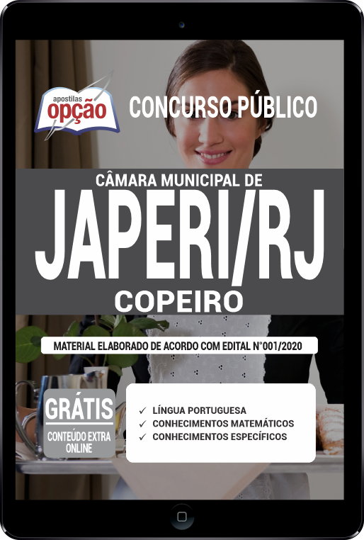 Apostila Câmara Japeri - RJ em PDF - Copeiro