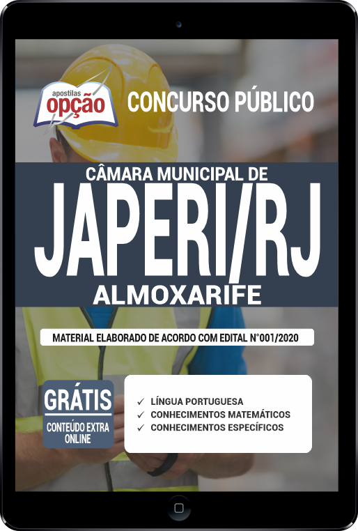 Apostila Câmara Japeri - RJ em PDF - Almoxarife