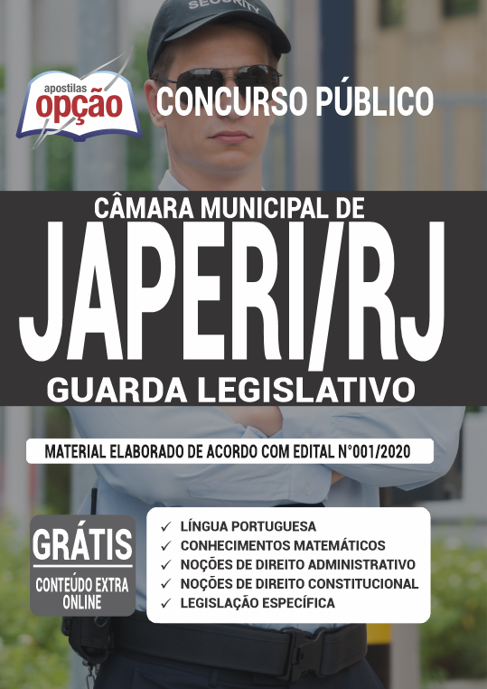 Apostila Câmara Japeri - RJ - Guarda Legislativo