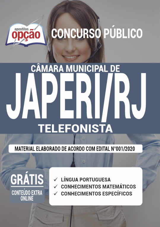 Apostila Câmara Japeri - RJ - Telefonista