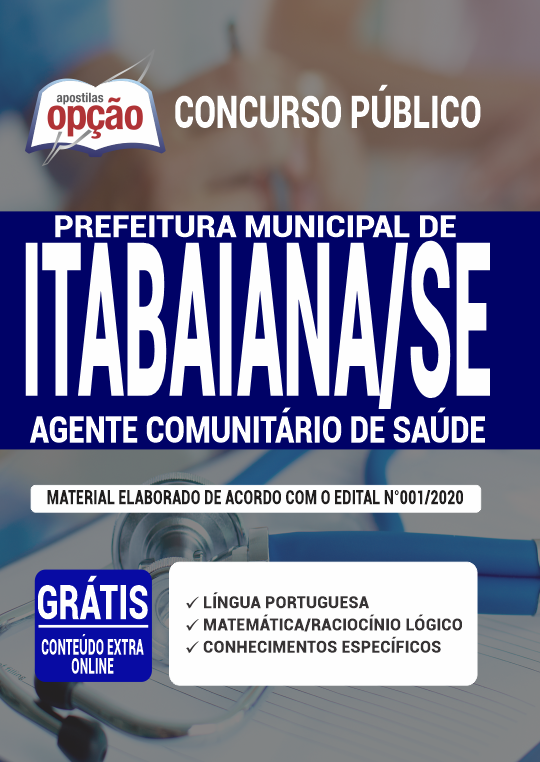 Apostila Prefeitura de Itabaiana - SE - Agt Comunitário de Saúde