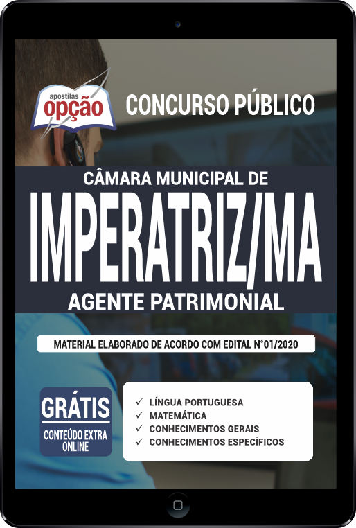 Apostila Câmara de Imperatriz - MA em PDF - Agente Patrimonial