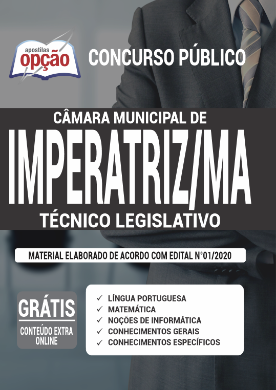 Apostila Câmara de Imperatriz - MA - Técnico Legislativo