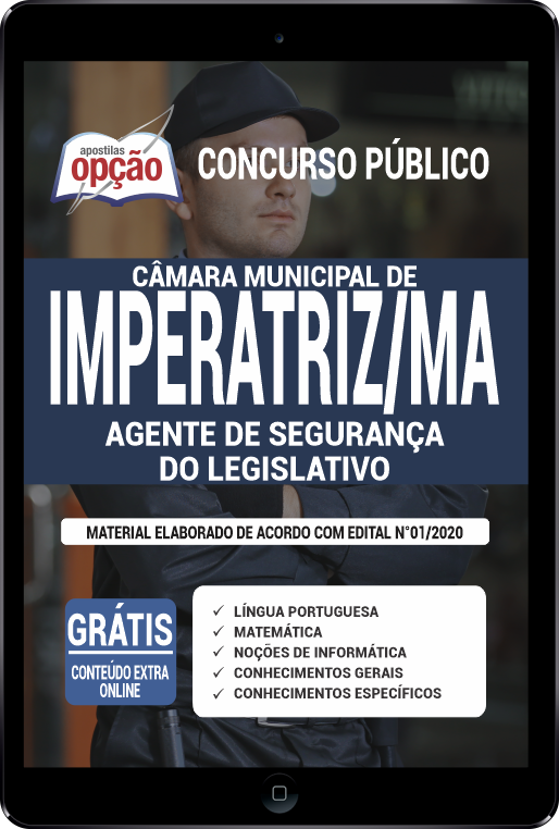 Apostila Câmara de Imperatriz - MA em PDF - Agente de Segurança