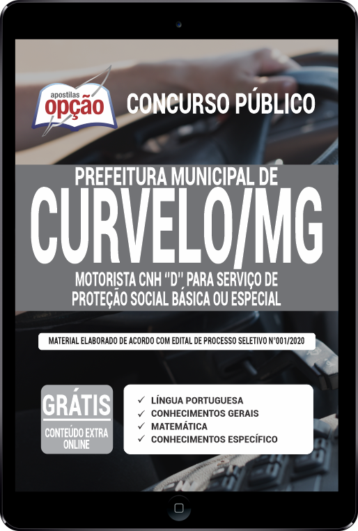 Apostila Prefeitura de Curvelo - MG em PDF - Motorista CNH 