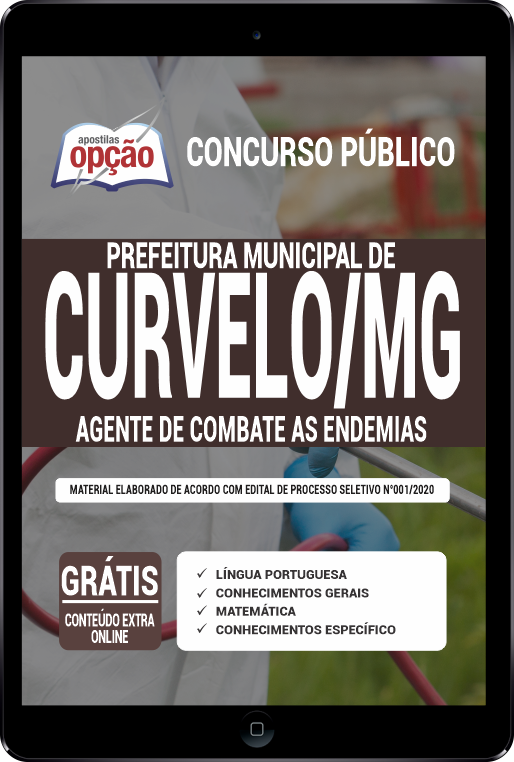 Apostila Prefeitura de Curvelo - MG em PDF - Agt de Combate ás Endemias