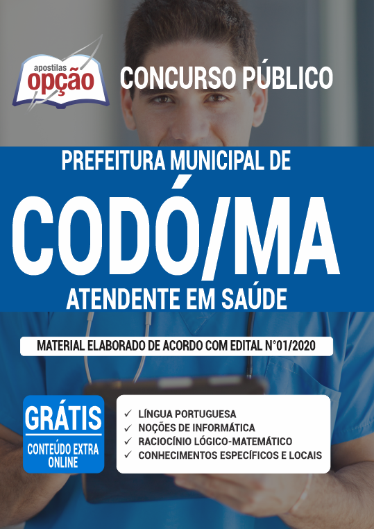 Apostila Prefeitura de Codó - MA - Atendente em Saúde