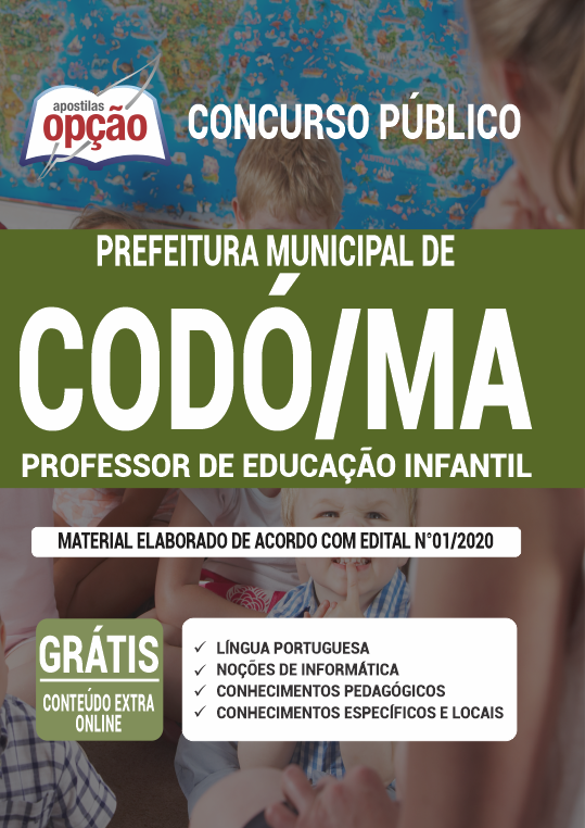 Apostila Prefeitura de Codó - MA - Professor de Educação Infantil