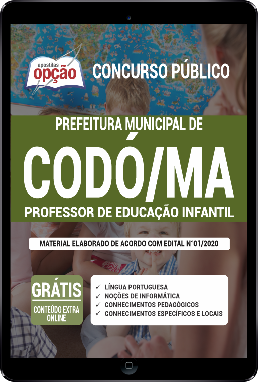 Apostila Prefeitura de Codó - MA em PDF - Prof de Educação Infantil