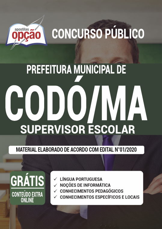 Apostila Prefeitura de Codó - MA - Supervisor Escolar