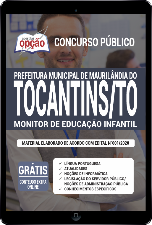 Prefeitura de Maurilândia do Tocantins - TO em PDF - Monitor de Educ