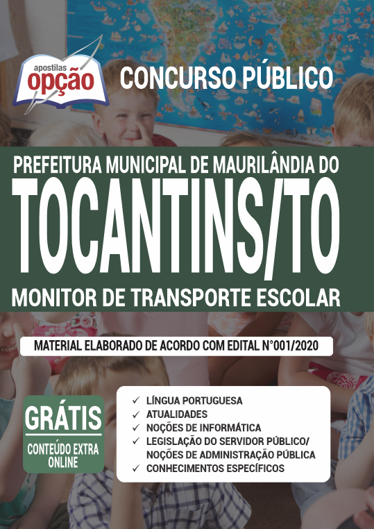 Prefeitura de Maurilândia do Tocantins - TO - Monitor de Transporte