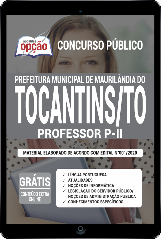 Prefeitura de Maurilândia do Tocantins - TO em PDF - Professor P-II