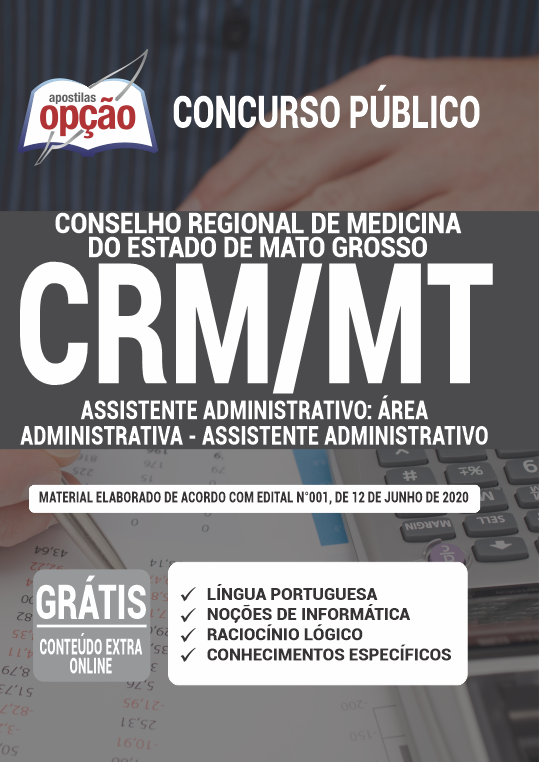 Apostila CRM-MT - Assistente Administrativo Área Administrativa