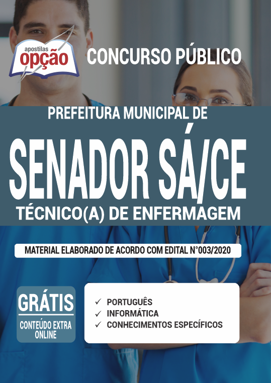 Apostila Prefeitura de Senador Sá - CE - Tec de Enfermagem