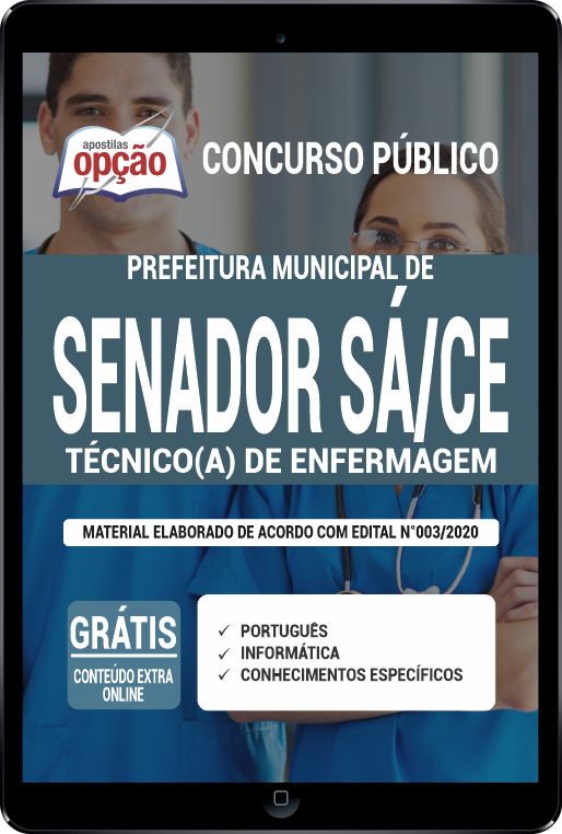 Apostila Prefeitura de Senador Sá - CE em PDF - Técnico de Enfermagem