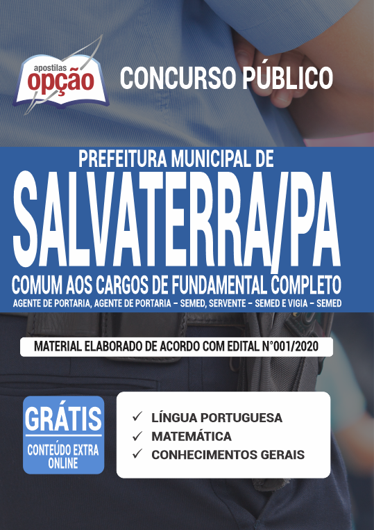 Apostila Prefeitura  de Salvaterra - PA - Nível Fundamental Completo