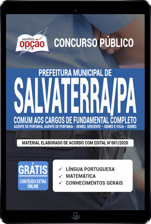 Apostila Prefeitura  de Salvaterra - PA em PDF - Fundamental Completo