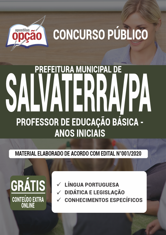 Apostila Prefeitura  de Salvaterra - PA -  Prof Anos Iniciais