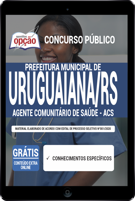 Apostila Prefeitura de Uruguaiana - RS em PDF - Agente Comunitário de Saúde