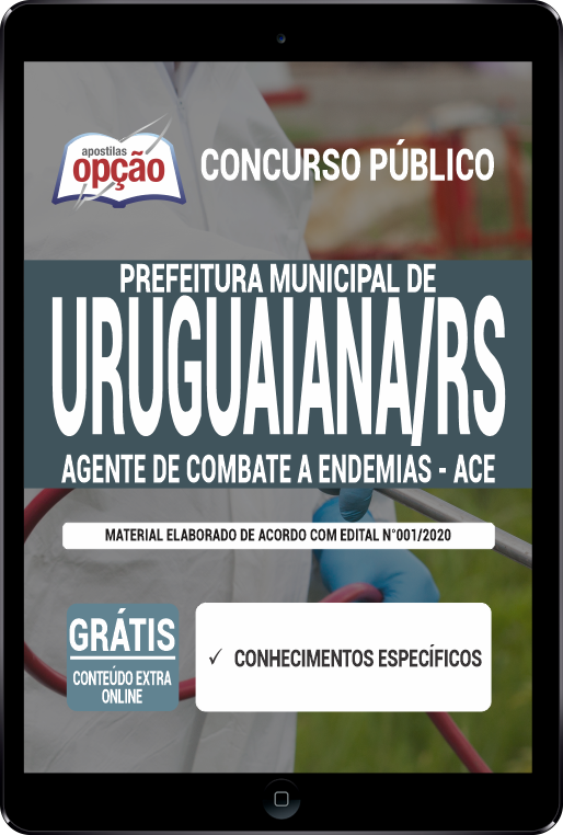 Apostila Prefeitura de Uruguaiana - RS em PDF - Agente de Combate a Endemias