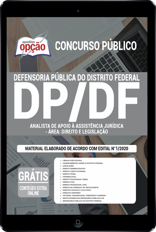 Apostila DP-DF em PDF - – Área: Direito e Legislação