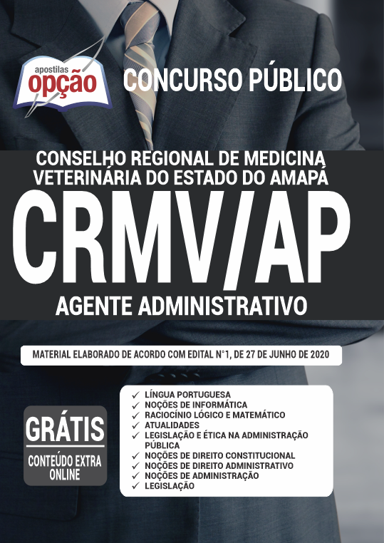 Apostila CRMV-AP - Agente Administrativo