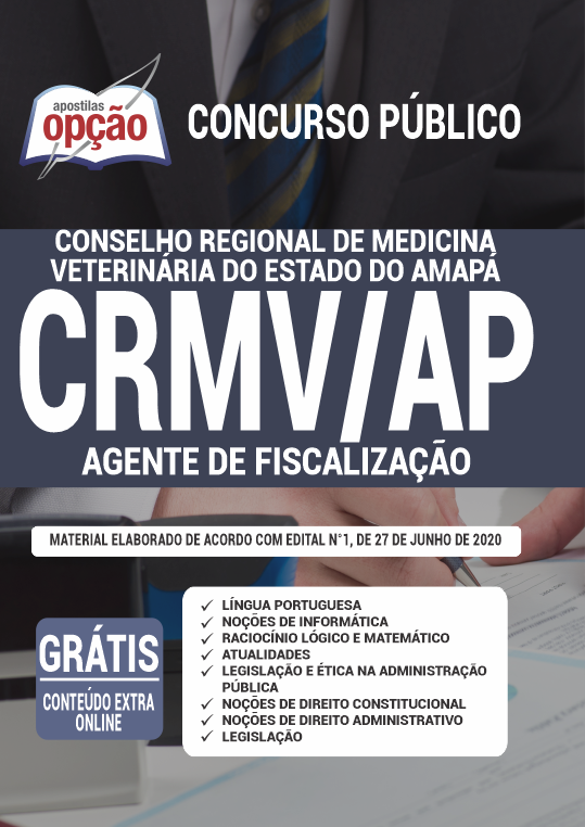 Apostila CRMV-AP - Agente de Fiscalização