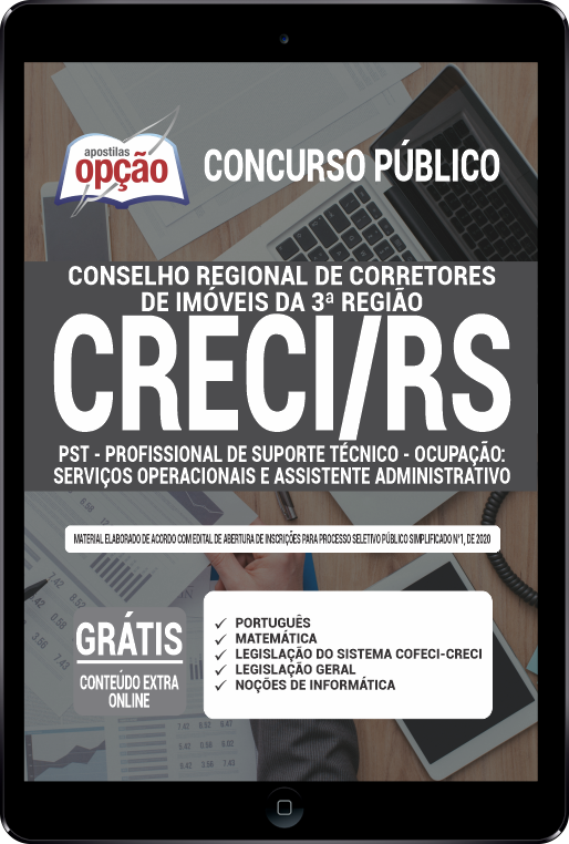 Apostila CRECI-RS em PDF - PST - Profissional de Suporte Técnico