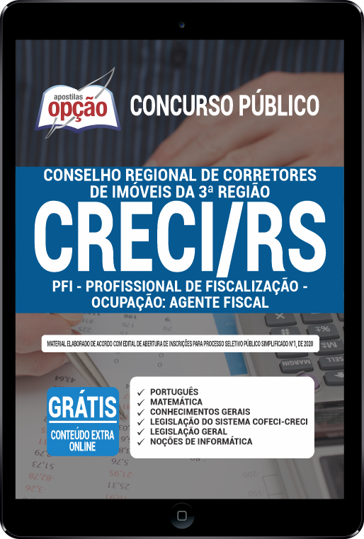 Apostila CRECI-RS em PDF - PFI - Profissional de Fiscalização