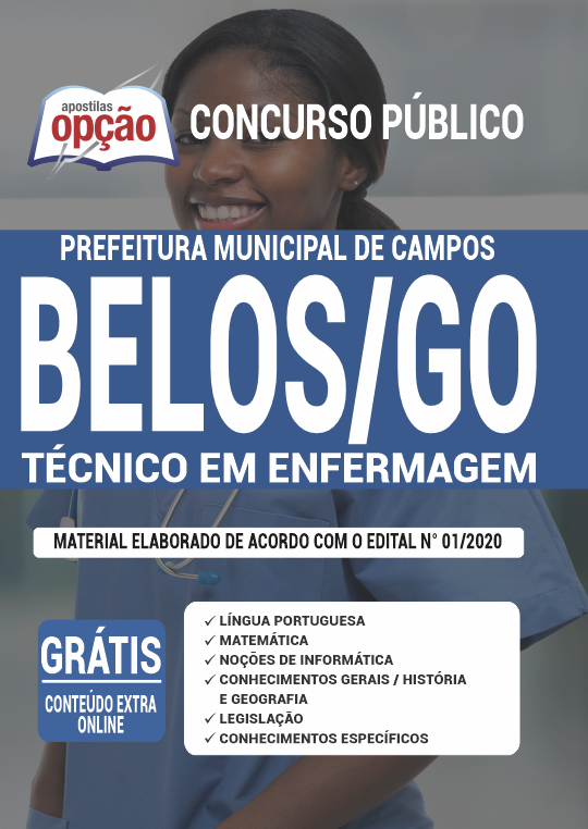 Apostila Prefeitura  de Campos Belos - GO - Técnico em Enfermagem