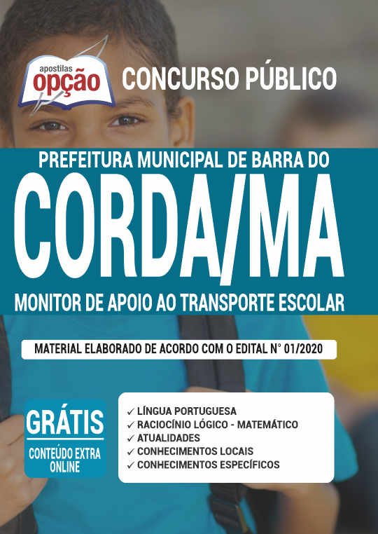 Apostila Prefeitura  de Barra do Corda - MA - Monitor de Apoio