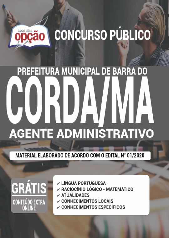 Apostila Prefeitura  de Barra do Corda - MA - Agente Administrativo