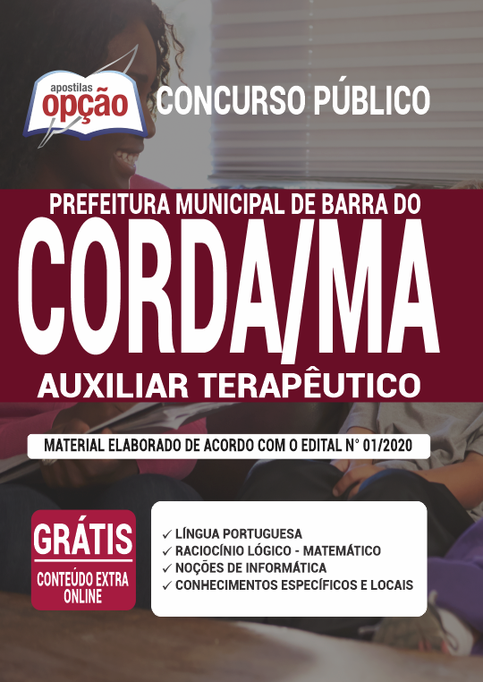 Apostila Prefeitura  de Barra do Corda - MA - Auxiliar Terapêutico