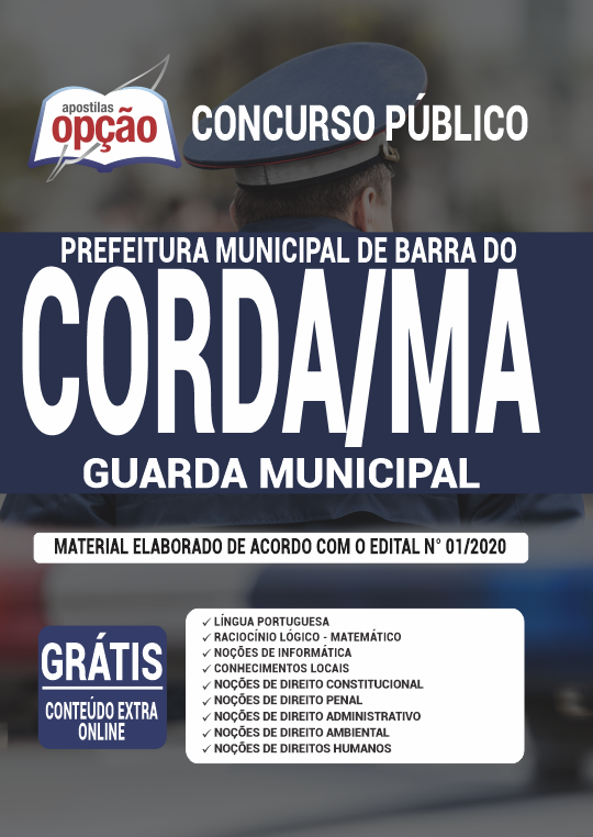 Apostila Prefeitura  de Barra do Corda - MA - Guarda Municipal