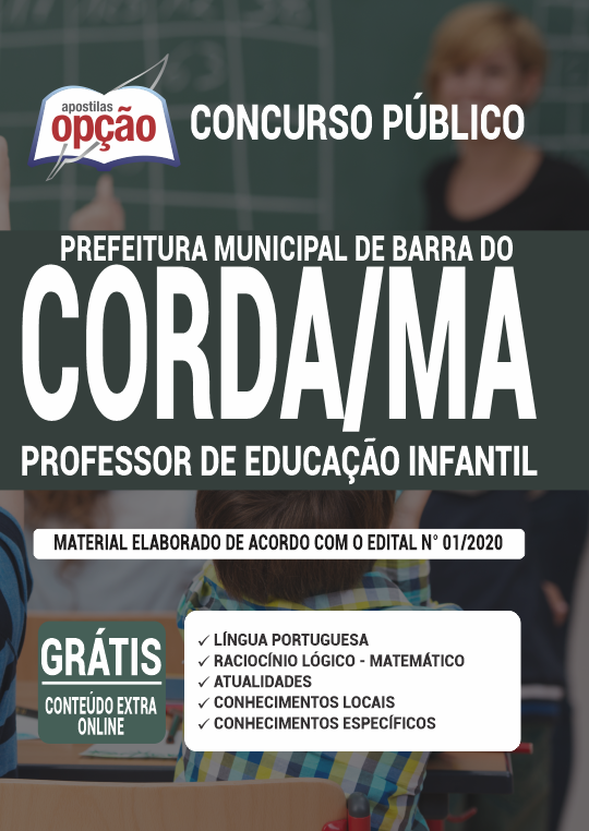 Apostila Prefeitura  de Barra do Corda - MA - Prof de Educação Infantil