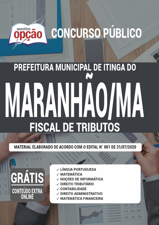 Apostila Prefeitura  de Itinga do Maranhão - MA - Fiscal de Tributos