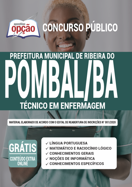 Apostila Prefeitura  Ribeira Pombal BA Técnico em Enfermagem