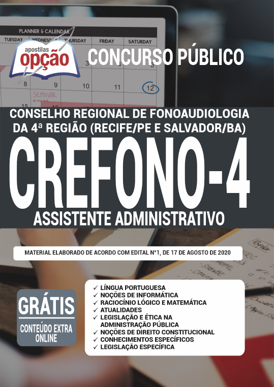 Apostila Crefono 4 - Assistente Administrativo