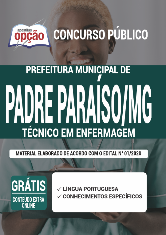 Apostila Prefeitura de Padre Paraíso - MG - Técnico em Enfermagem