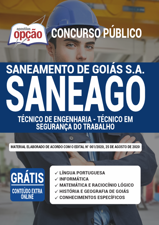 Apostila SANEAGO - Técnico Engenharia - Téc Seg Trabalho