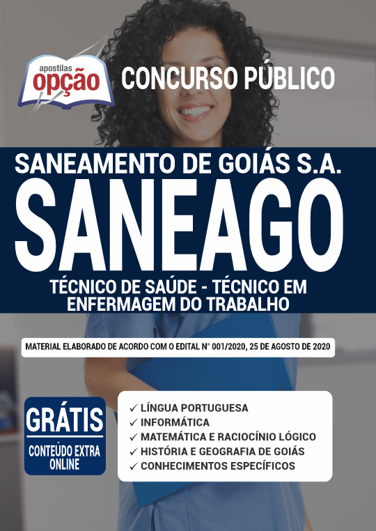 Apostila SANEAGO - Técnico de Saúde - Téc Enf do Trabalho